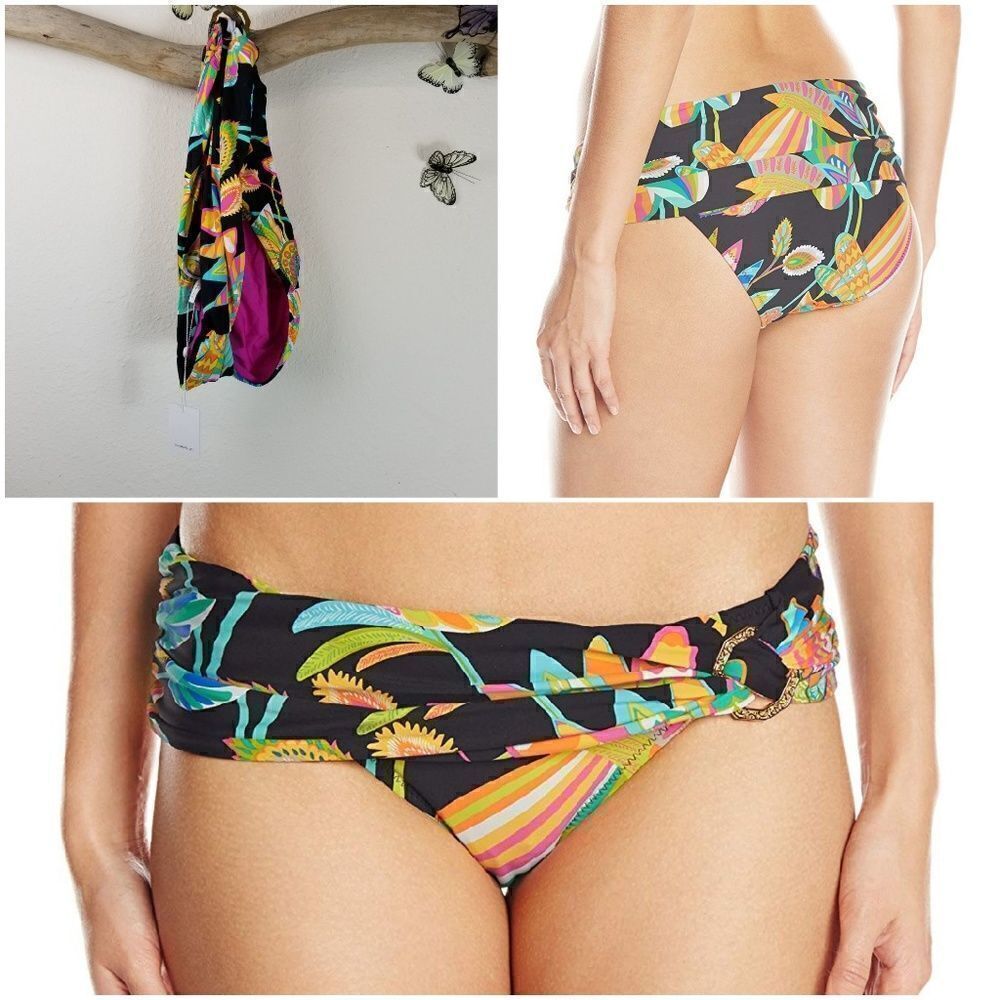 Trina Turk tahitian floral twist sash hipster bttm